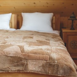 Toscana Lammfelldecke Beige...